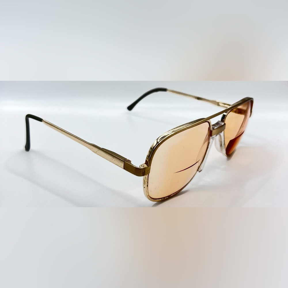 Vintage Gallery Kenmark Gold Pilot Sunglasses Frames Only